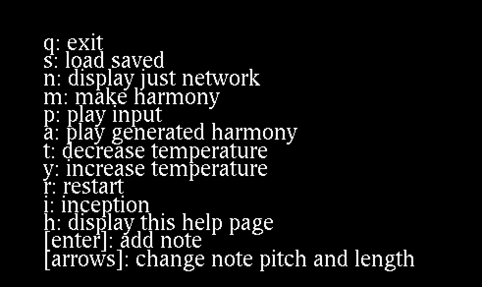 screenshot of instructions on how to use HarmonAI